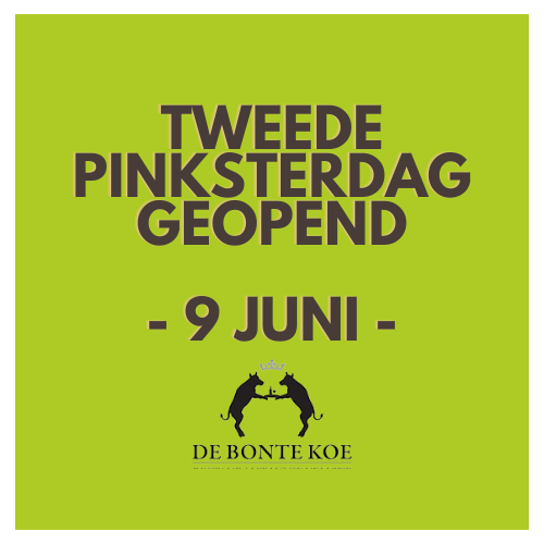 2de pinksterdag geopend